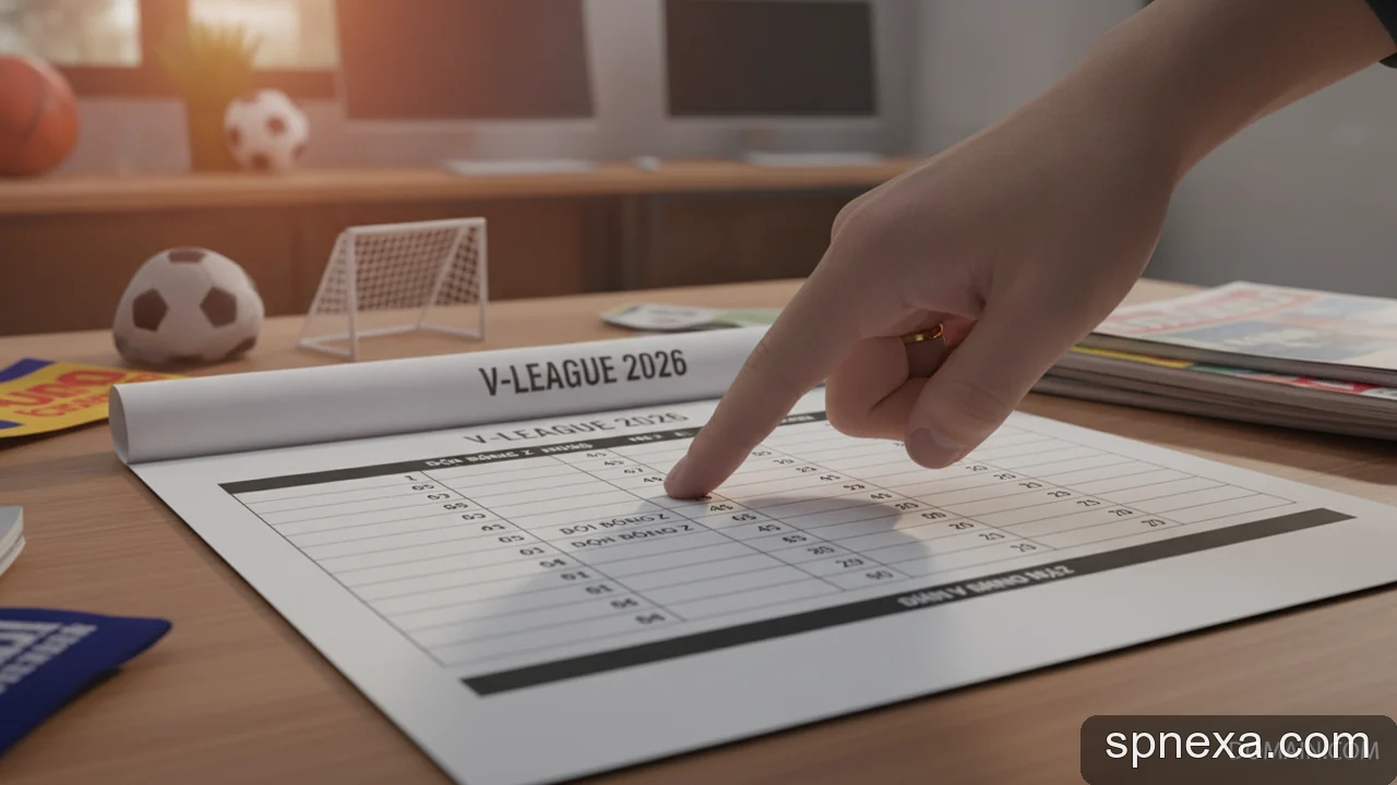 Minh họa bổ sung: Bảng xếp hạng V-League 2026: Giải đáp mọi câu hỏi thường gặp về cách tính điểm và vị trí đội bóng