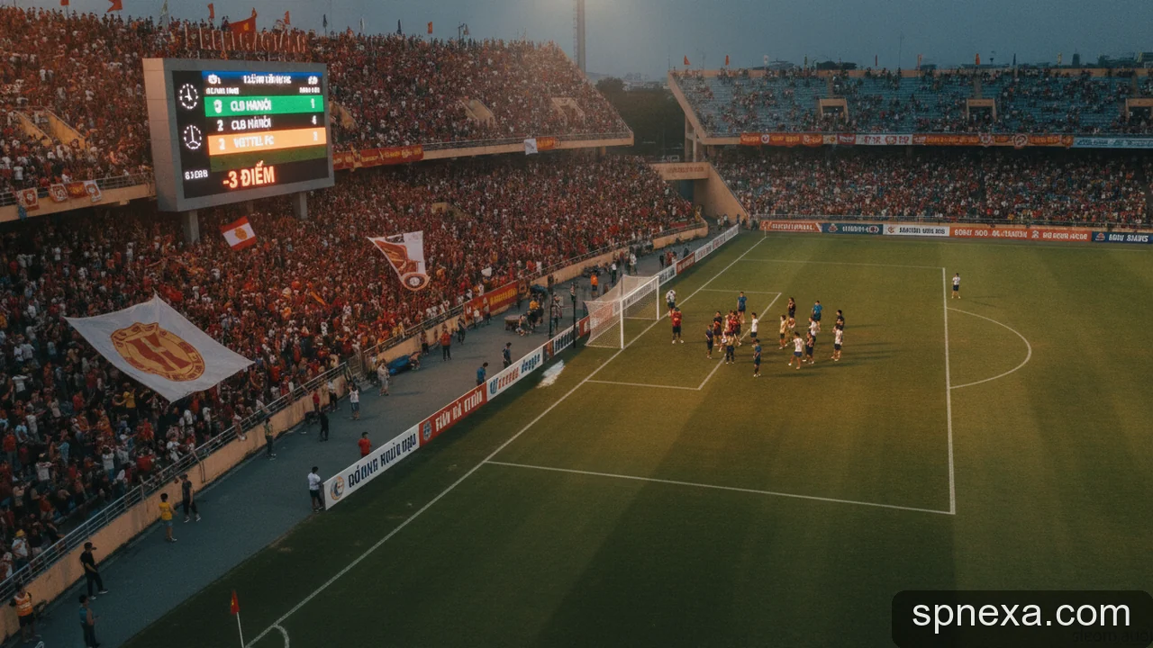 Minh họa cho Bảng xếp hạng V-League Việt Nam: Phân tích kịch bản giả định nếu có đội bóng bị trừ điểm