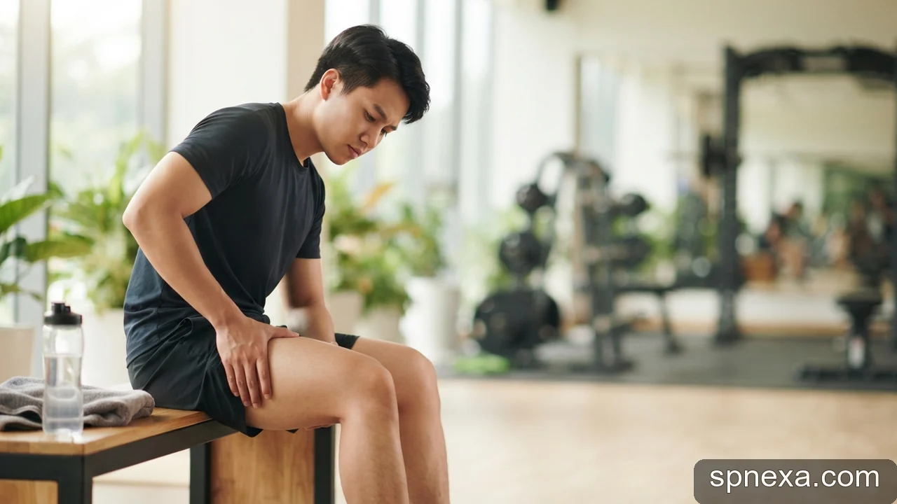 Minh họa cho Đau cơ sau tập và dấu hiệu chấn thương cần phân biệt ra sao?
