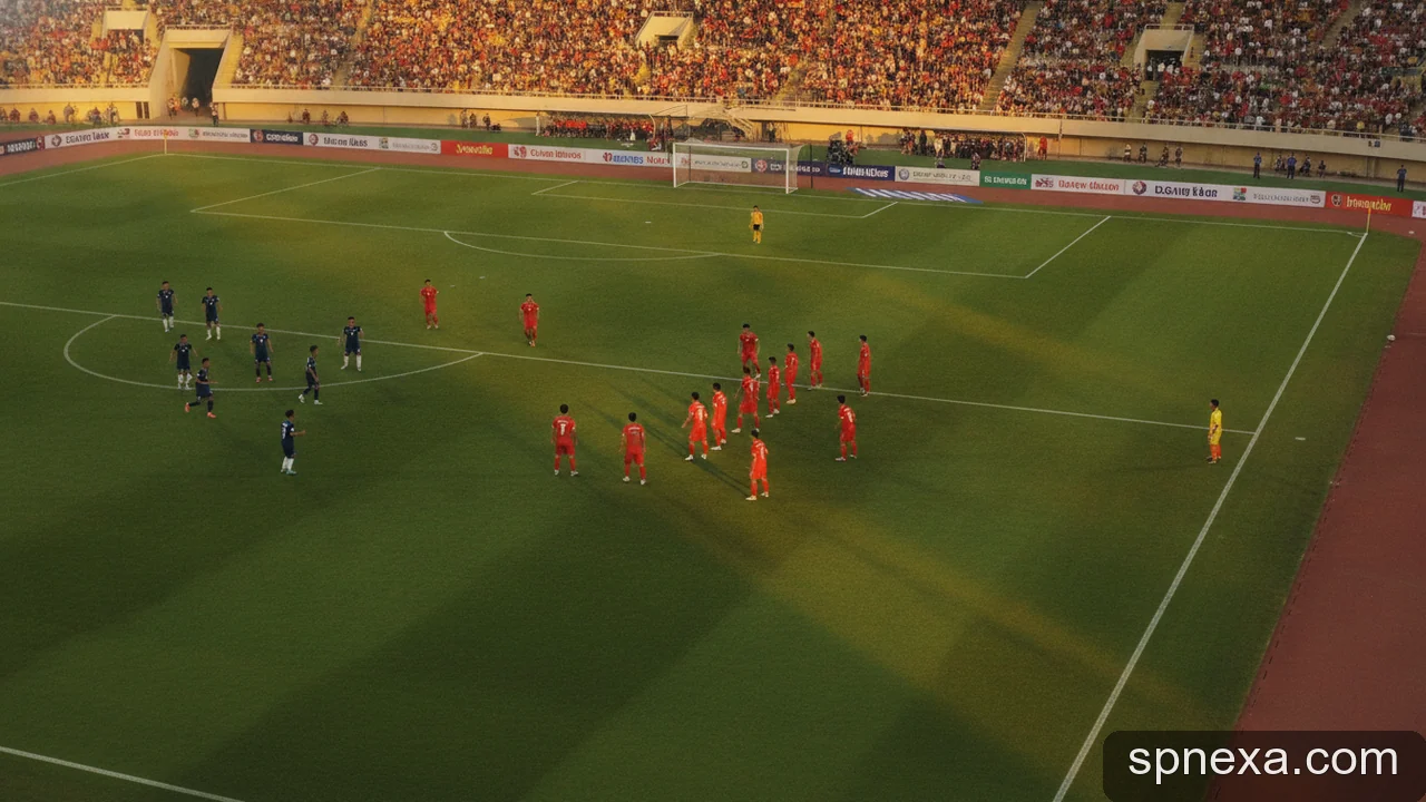 Minh họa cho Đội Tuyển Bóng Đá U-23 Quốc Gia Việt Nam: Phân Tích Kịch Bản Giả Định Khi Đối Đầu Đội Mạnh