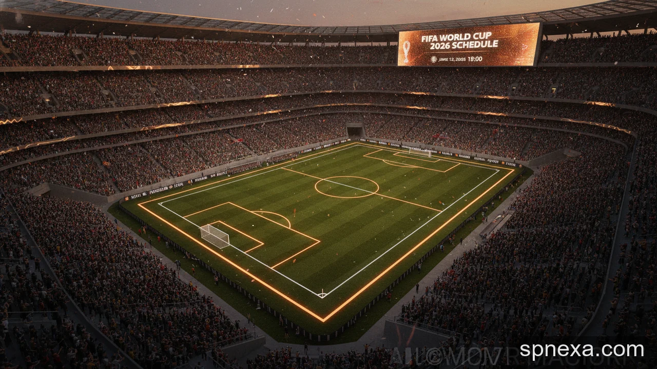 Minh họa: FIFA World Cup 2026 Schedule: Hướng dẫn từng bước để theo dõi lịch thi đấu