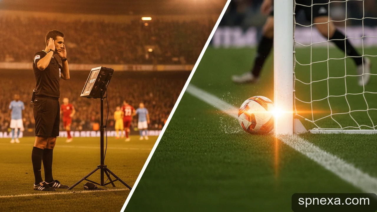 Minh họa cho Kết quả bóng đá World Cup: So sánh vai trò của VAR và hệ thống goal-line trong các giải đấu lớn