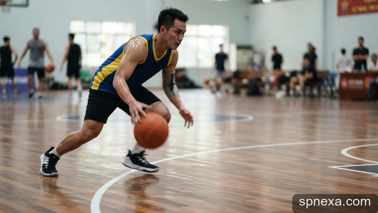 Minh họa: Kỹ thuật dẫn bóng qua người crossover và các biến thể cơ bản