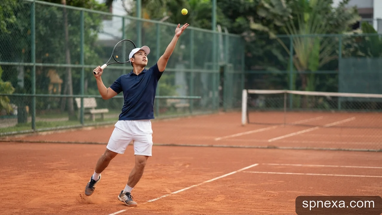 Minh họa: Kỹ thuật giao bóng tennis cơ bản và các lỗi thường gặp khi phát bóng