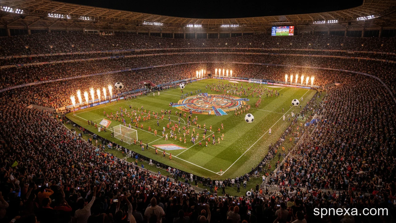 Minh họa cho Lễ khai mạc World Cup 2026 mấy giờ? Bài tập quan sát chiến thuật từ các màn trình diễn