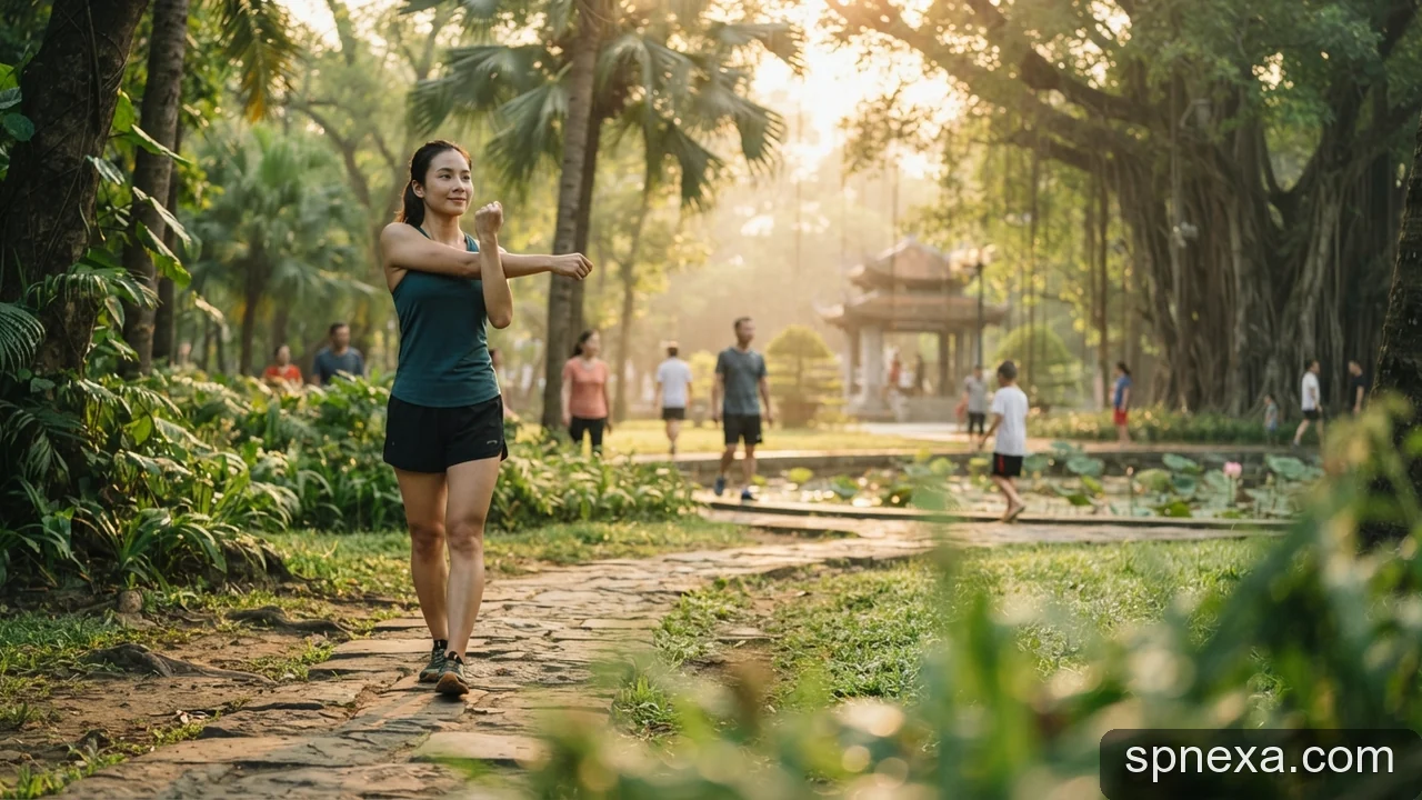 Minh họa: Nghỉ ngơi chủ động sau tập: Cách phục hồi cơ bắp và giảm mệt mỏi hiệu quả