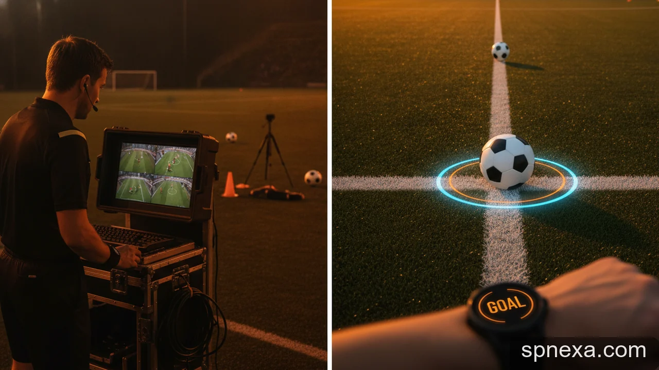 Minh họa cho World Cup 2026: So sánh vai trò của VAR và công nghệ goal-line trong hệ thống trọng tài