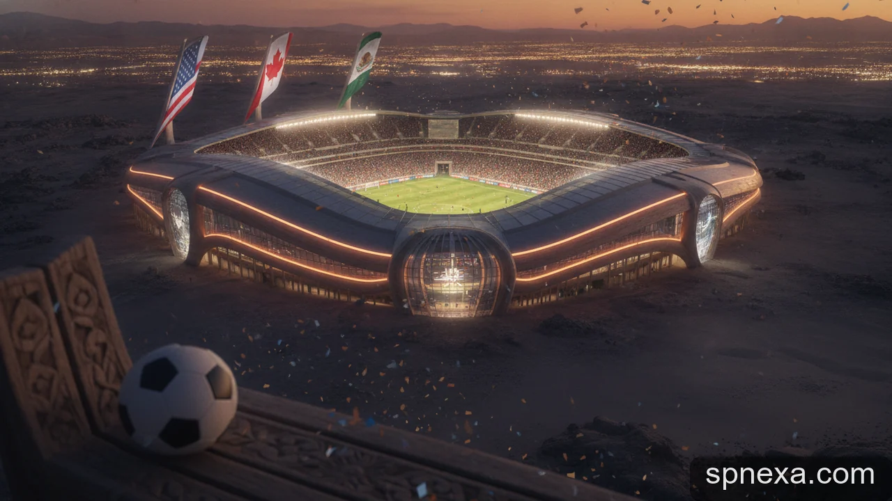 Minh họa cho World Cup 2026 Tổ Chức Ở Đâu? Hướng Dẫn Nhập Môn Về Các Nước Chủ Nhà Và Thể Thức Mới